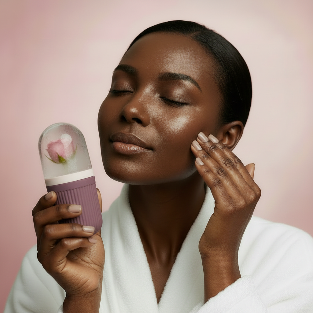 Heavenly Glow Ice Facial Popsicle - Black Woman