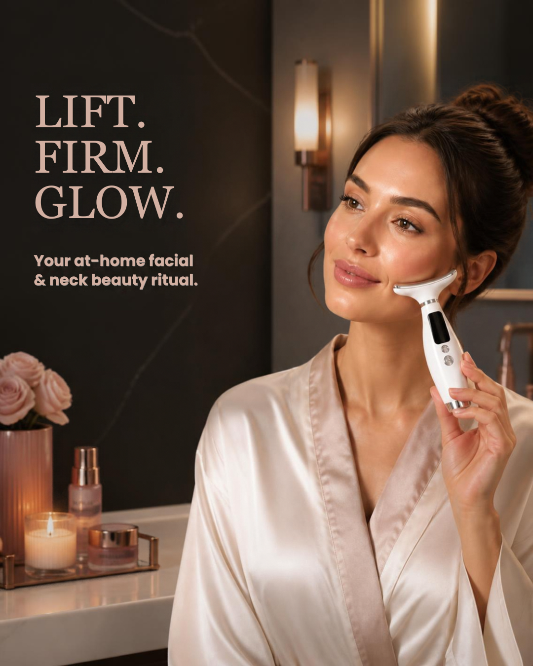 Heavenly Glow | Neck & Face Lifting Massager.