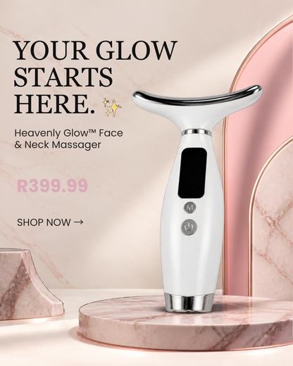 Heavenly Glow | Neck & Face Lifting Massager.