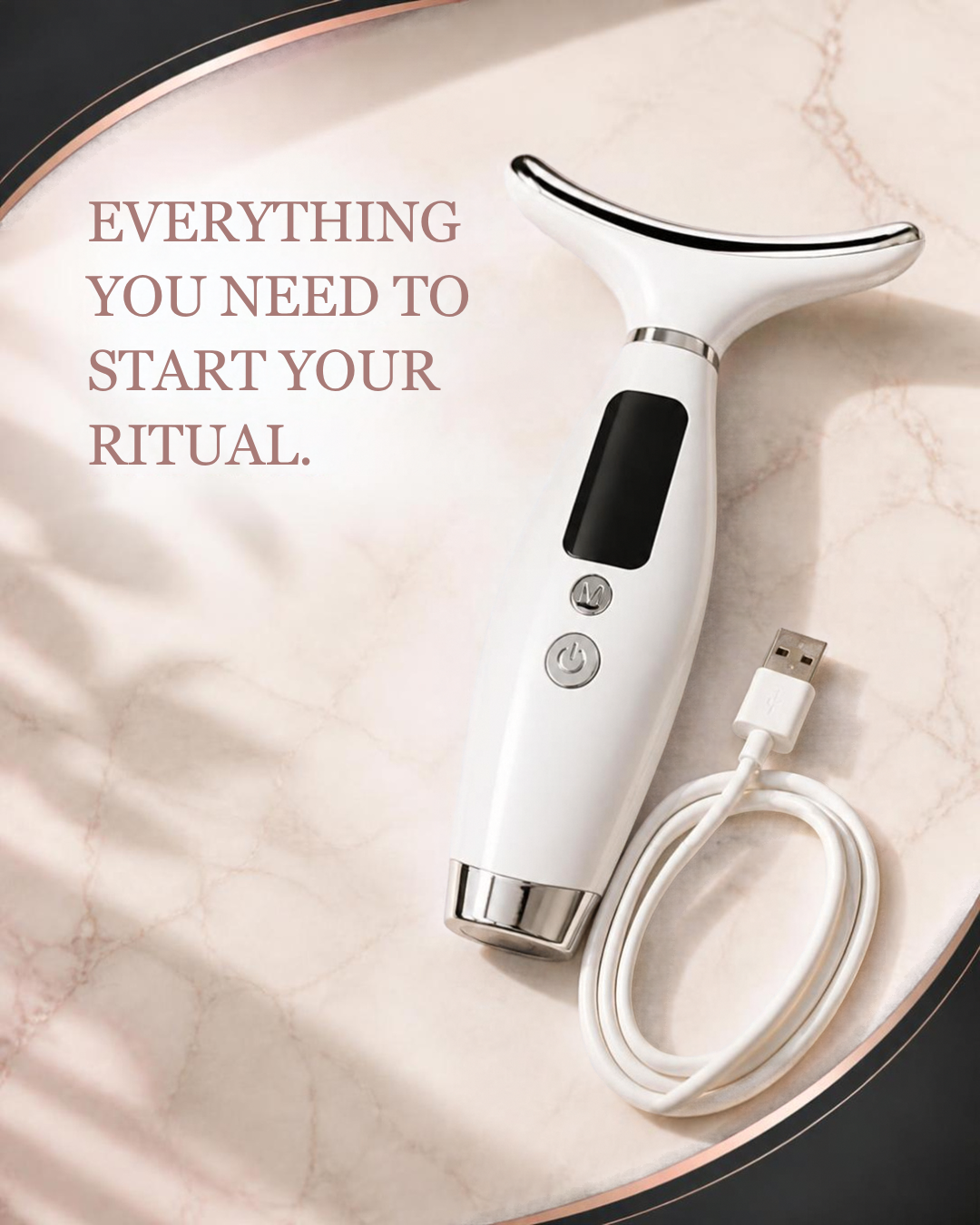 Heavenly Glow | Neck & Face Lifting Massager.