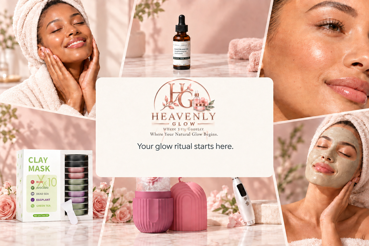 Heavenly Glow banner without Shop Now button