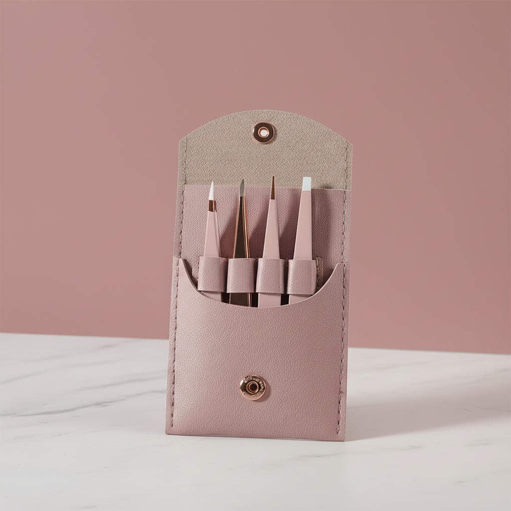 Heavenly Glow Tweezers – Solid Dusty Rose
